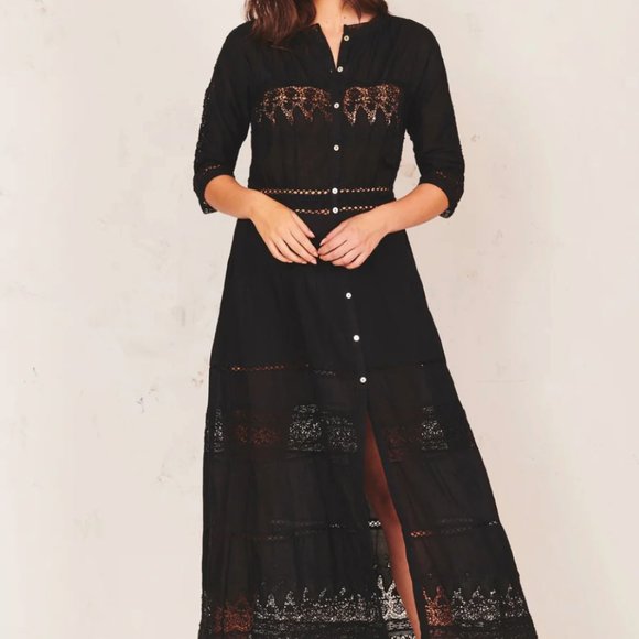 LoveShackFancy Beth Midi Dress - Picture 1 of 3